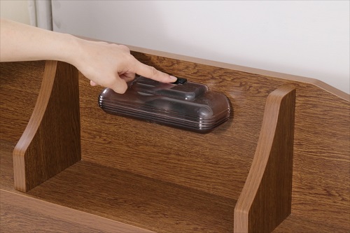 【組立サービス付】K321　シングルサイズベッド　国産ボンネルコイルマットレス(10816B)付(ホワイト)（1313）