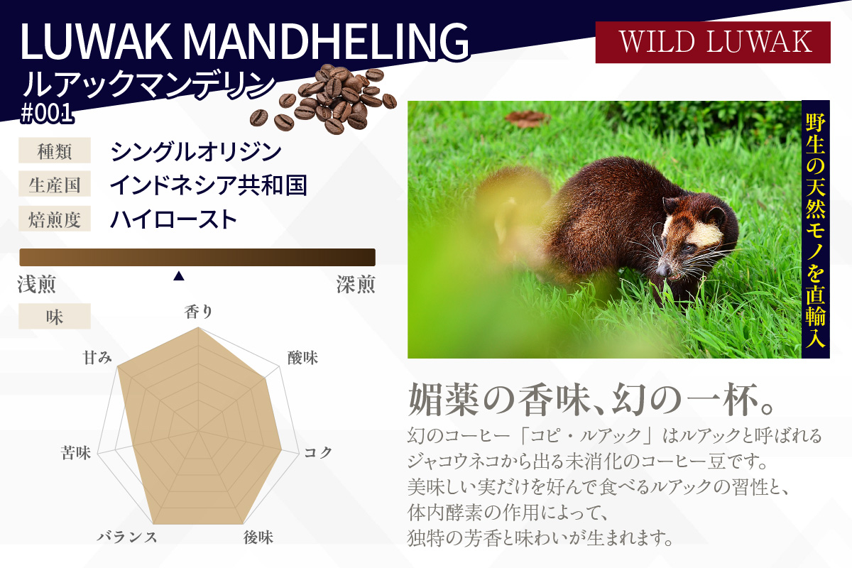 [№40-3233]レアコーヒー・プレミアムセット【豆のまま】