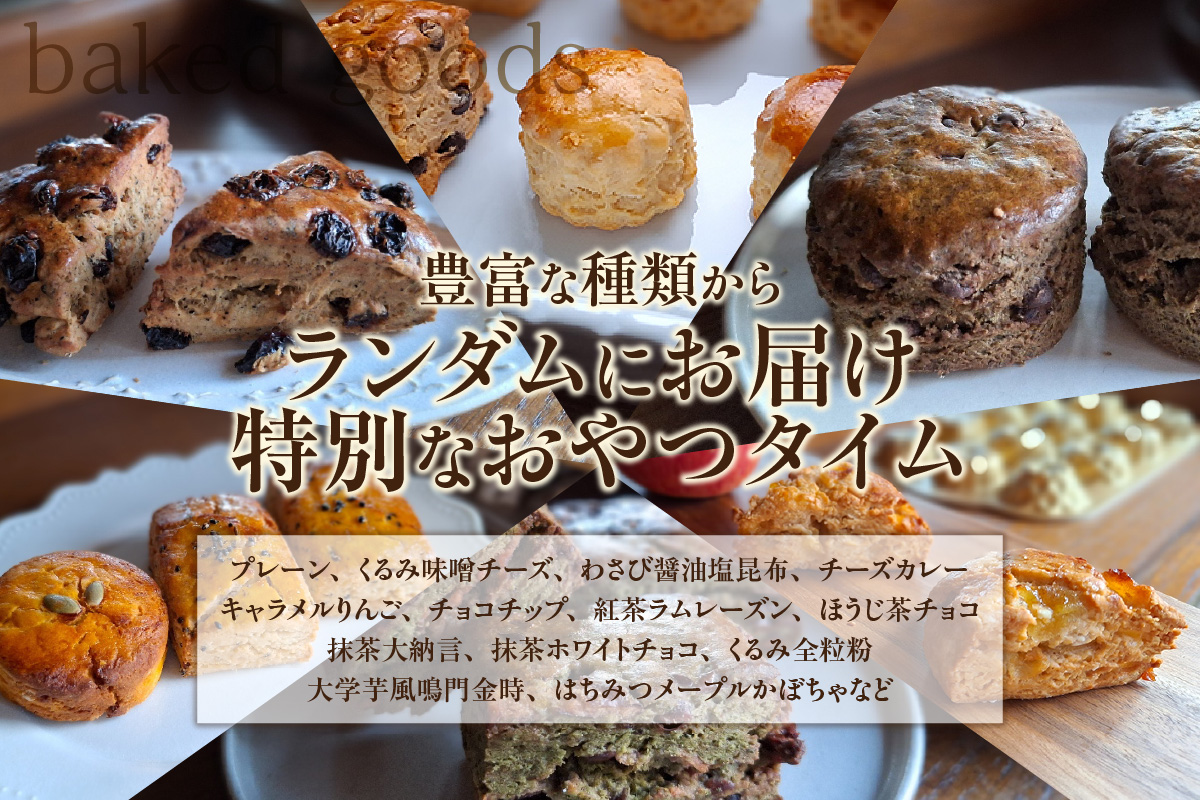【11月～４月配送】スコーン６種ランダム詰合せ（グルテンフリー含む）（2035）
