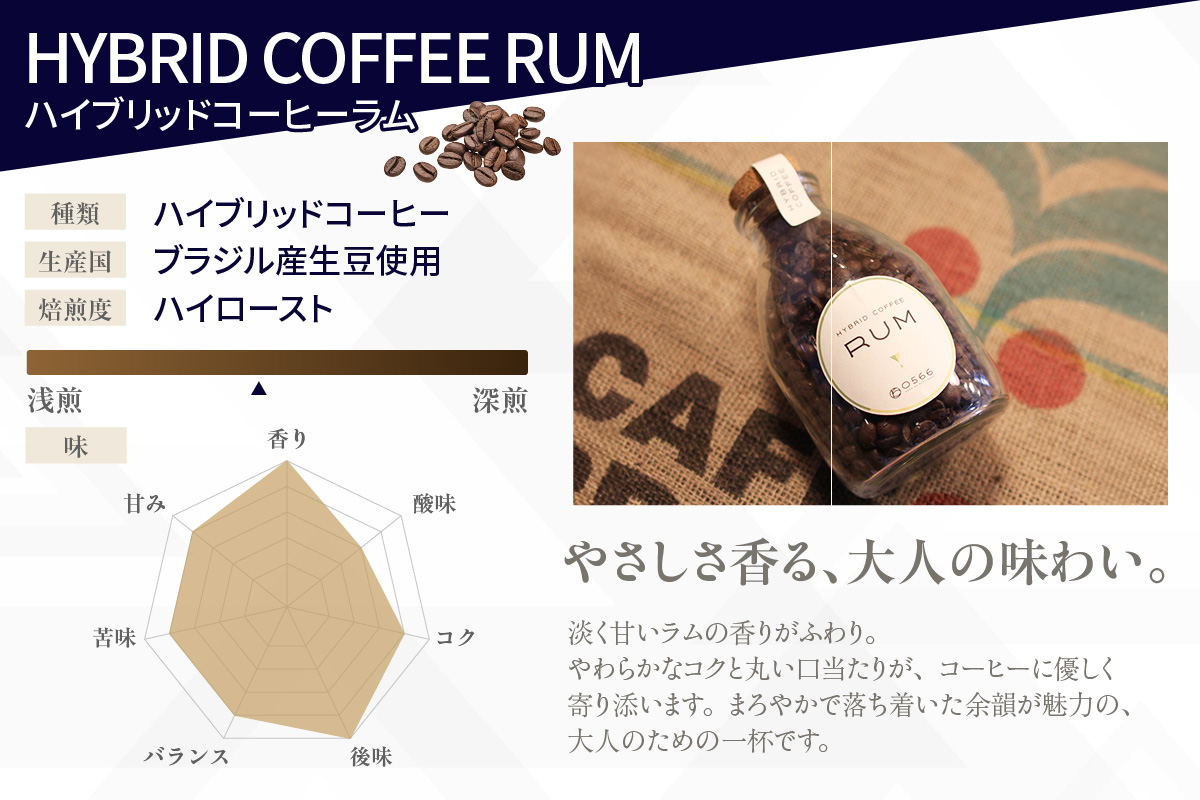 [№40-3237]ハイブリッドコーヒー ・トリプルボックス(3本入)【豆のまま】