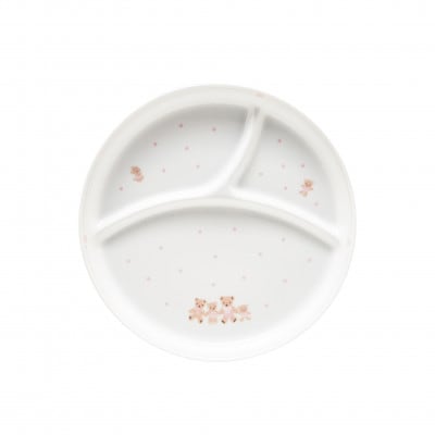 ファミリアの食器セット(クマ/ピンク)