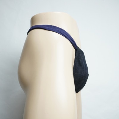 黒猫ふんどし　男性用　2種セット　三河木綿生地