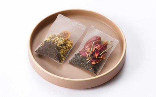 有機素材ローズ紅茶＆いちじく紅茶　紙パック2個セット　【ラッピング付き】