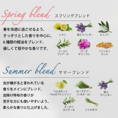 【2ヵ月毎定期便】easeリードディフューザー　ファミリア4つの香りセット(100ml×4)全3回【配送不可地域：沖縄県】