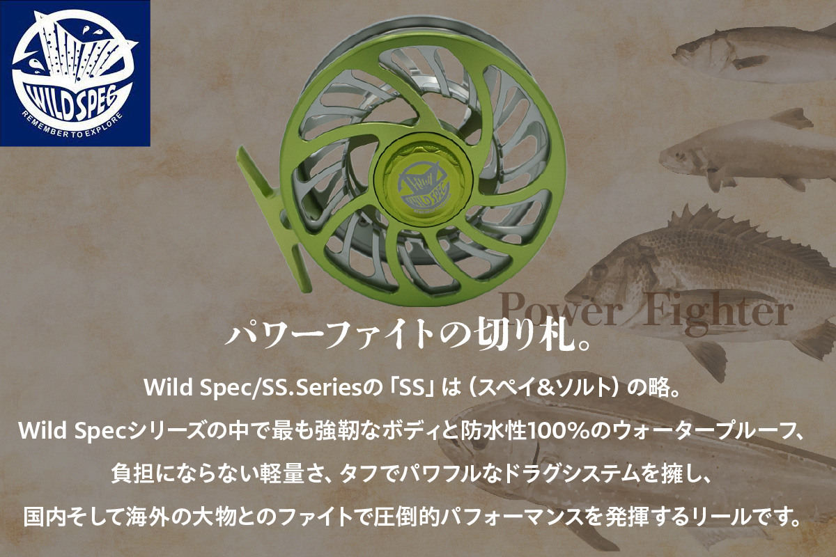 Wild Spec/SS.Series シルバー×ライムグリーン  【10.11.12サイズ】