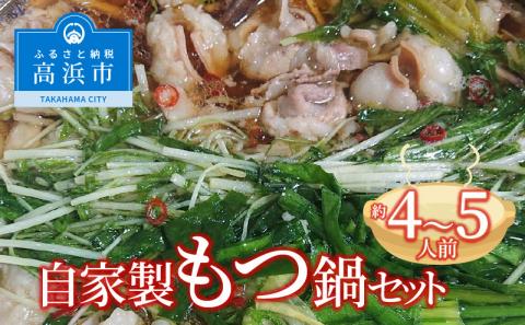 自家製もつ鍋セット　約4～5人前