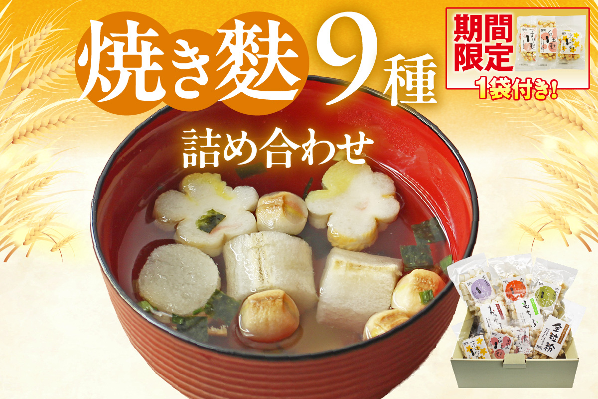 焼き麩　9種　詰め合わせ
