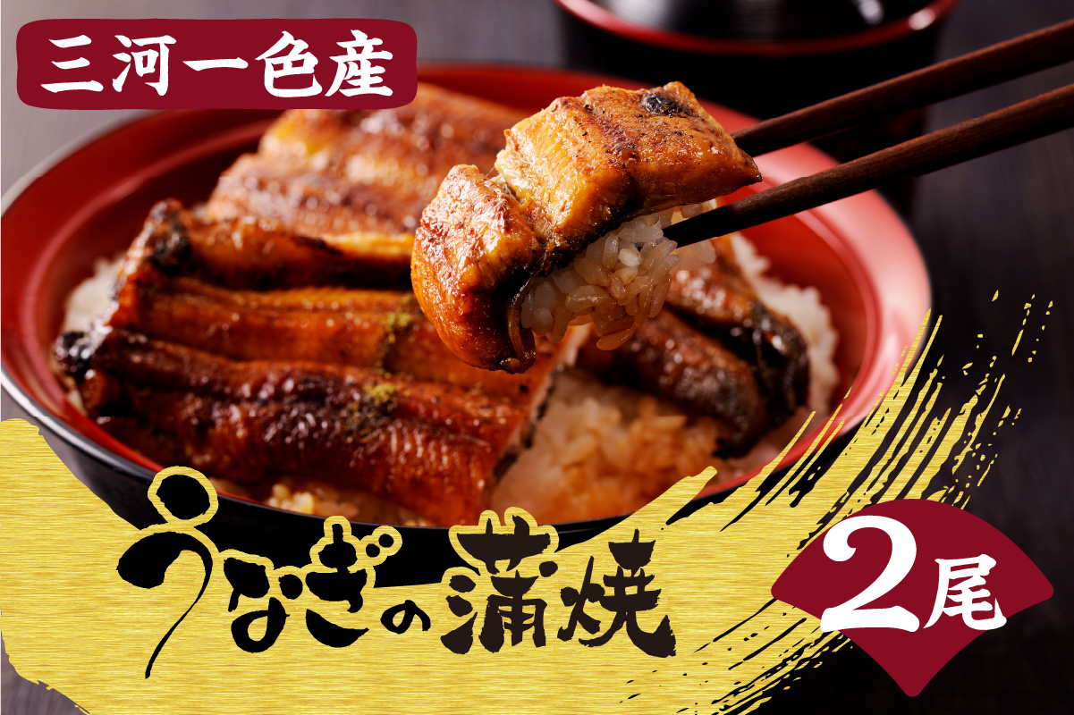 三河一色産　うなぎの蒲焼2尾