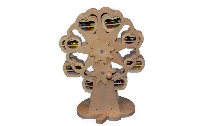 手作り木のおもちゃ　煌めく観覧車