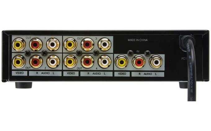 AV 4分配器　VSP4