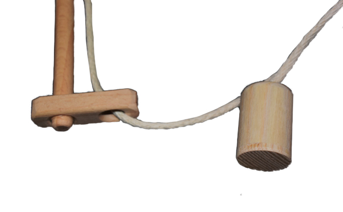 手作り木のおもちゃ　釣り遊び