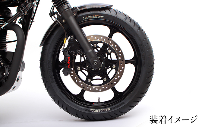 GALE SPEED エラボレート・フロント4Pキャリバー(アキシャル40mm) 右/SCMボルト仕様 ブラック バイク オートバイ パーツ 右キャリパー