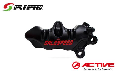 GALE SPEED エラボレート・フロント4Pキャリバー(アキシャル40mm) 右/SCMボルト仕様 ブラック バイク オートバイ パーツ 右キャリパー