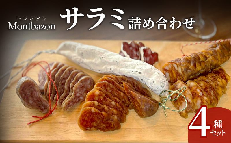 サラミ 4種 セット ゴシック シャルキュトリー ソーセージ ウィンナー ウインナー 燻製 詰め合わせ ギフト 肉 お肉 豚肉 豚 加工食品