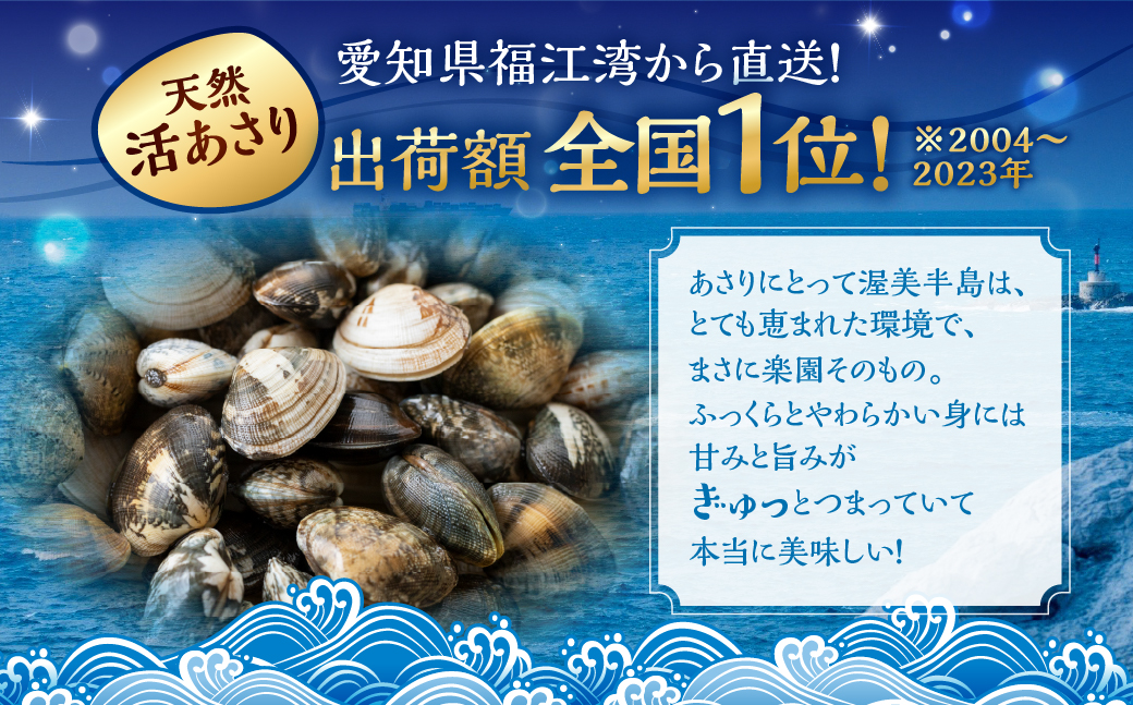 渥美産 天然旨あさり 大 1kg あさり