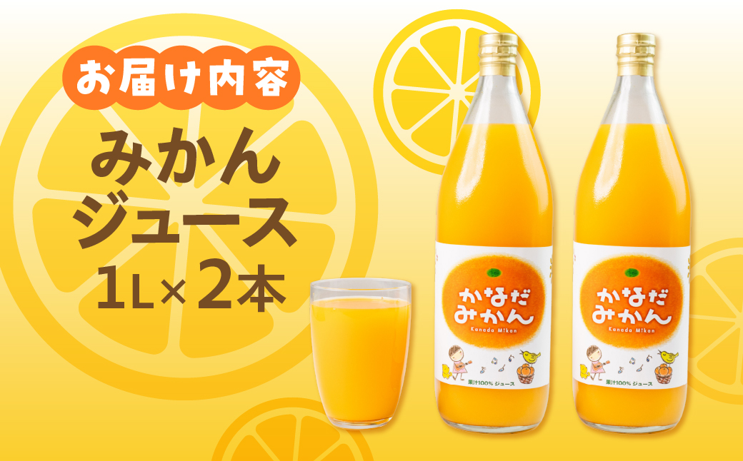 100% みかんジュース 1L × 2本 みかん みかんジュース 蜜柑 ミカン ミカンジュース みかん100％ 柑橘 柑橘類 フルーツ 果物 旬 愛知県 田原市 渥美半島