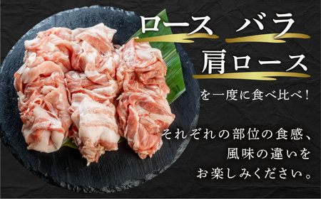国産 豚肉 食べ比べ 900g しゃぶしゃぶ用 ロース バラ 冷蔵 瓜生豚 小分け 贈答用 化粧箱 ぶた スライス 薄切り 豚しゃぶ 贈り物 ギフト 箱入り お取り寄せ お取り寄せグルメ 食品 送料無料 産地直送 冷蔵 瓜生
