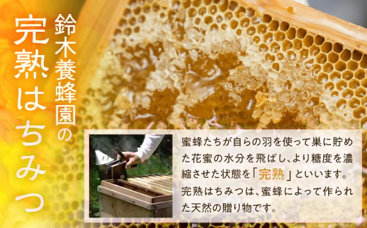 国産 純粋 無添加 完熟 はちみつ 蜂蜜 600g 2種セット 鈴木養蜂園