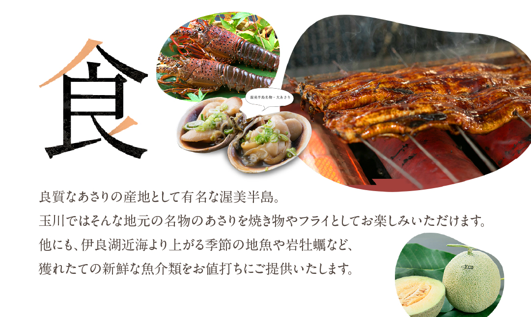 愛知渥美半島 伊良湖温泉 魚と貝のうまい宿 玉川 利用券 5万円分 旅館 旅行券 宿泊券 観光 愛知県 田原市