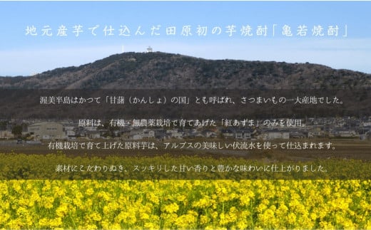 【田原蔵王山麓芋焼酎】 亀若焼酎1.8L瓶 1.8Ｌ お取り寄せ ご当地 焼酎 芋焼酎 芋 紅あずま いも焼酎 本格焼酎 お酒 セット 宅飲み 1800 地酒 ギフト 送料無料 12000円