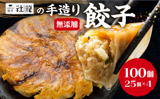 訳あり 無添加 手造り 餃子 100個入 絶品 こだわり タレ付き 国産 鍋 のトッピング 簡易包装 小分け お手軽 簡単調理 健康志向 ニンニク にんにく 23000円