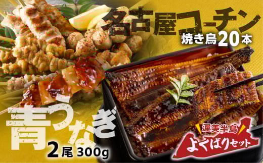 幻の青うなぎ＆名古屋コーチンセット　 食感・風味全てに自信のある最高のうなぎ | 鰻 ウナギ ふっくら うなぎ 地鶏 焼鳥