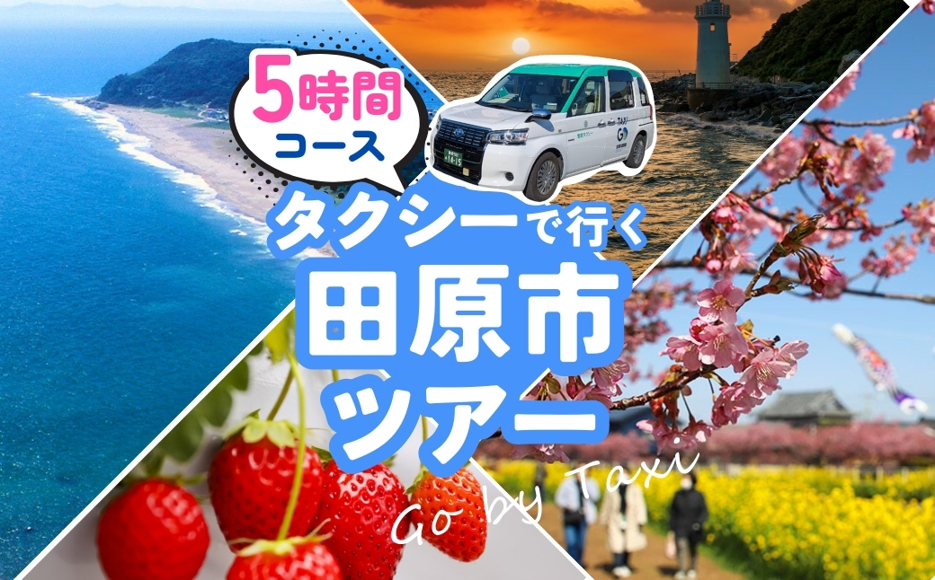 中型タクシーで田原市観光プラン 5時間コース 観光 旅行 タクシー いちご狩り 岬 灯台 菜の花 菜の花祭り 田原市 渥美半島 愛知県