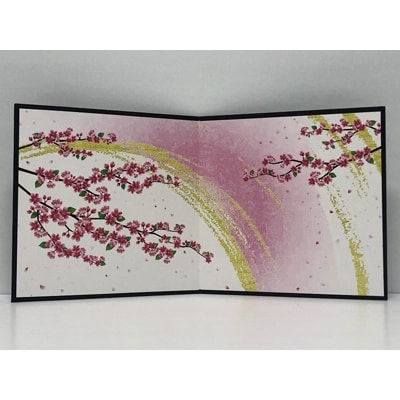 清須市屏風専門店のミニ屏風(桜)