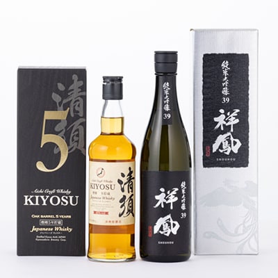 愛知クラフトウイスキー・純米大吟醸祥鳳セット(各1本)