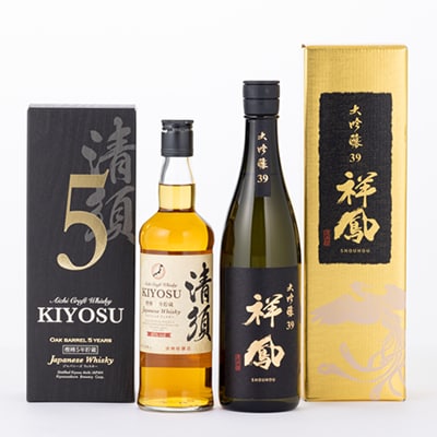 愛知クラフトウイスキー・大吟醸祥鳳セット(各1本)