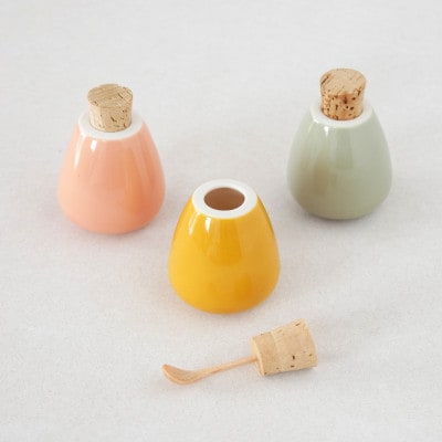 スパイスケース　swing 3個セット D (橙、桃、鶯)