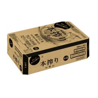 キリン 本搾り レモン 350ml 1ケース (24本)　alc.6% 果汁12% チューハイレモン