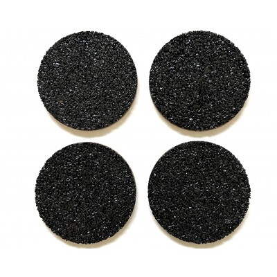 MOODE　天然石コースター4枚セット　【ブラック】