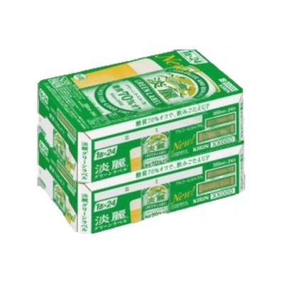 【毎月定期便】キリン 淡麗グリーンラベル 350ml 48本 (2ケース)全3回