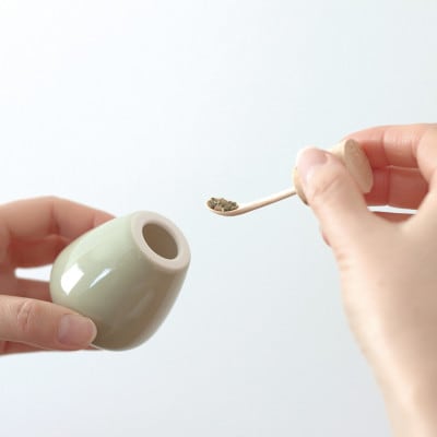 スパイスケース　swing 3個セット B (白、鶯、藍)