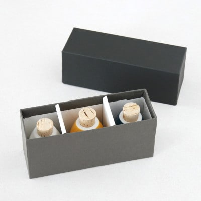 スパイスケース　swing 3個セット A (白、橙、藍)