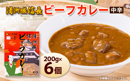 清洲城信長ビーフカレー(中辛)　6個セット
