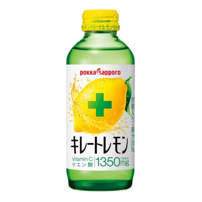 ポッカサッポロ　キレートレモン　155mlビン×24本