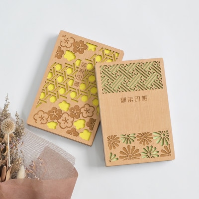 伝統と現代が融合した、美しい和モダンデザインの御朱印帳「紗綾型」 1冊　愛知県北名古屋市製