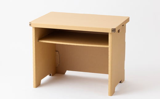 【段ボール製】　幼児向けデスク＆チェア　『らくデス』