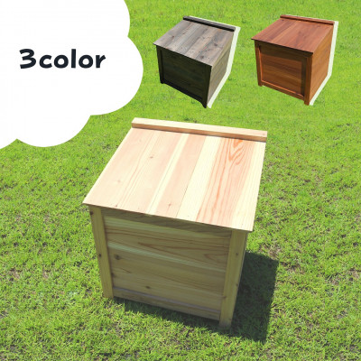 ベランダに置けるおしゃれな木製コンポスト(堆肥増加型)☆ブラック☆