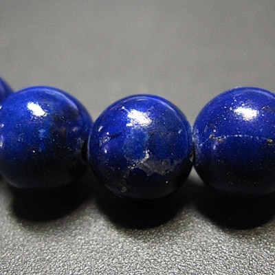 腕輪数珠・ラピスラズリ　御守り(房付き・桐箱入)