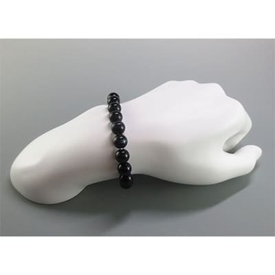 天然石　数珠ブレスレット　青虎目石　(ブルータイガーアイ)　10ミリ