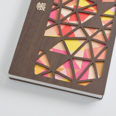 大正・昭和を思わせるレトロデザイン御朱印帳「ステンド」 1冊　愛知県北名古屋市製