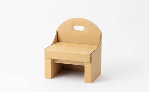 【段ボール製】　幼児向けデスク＆チェア　『らくデス』