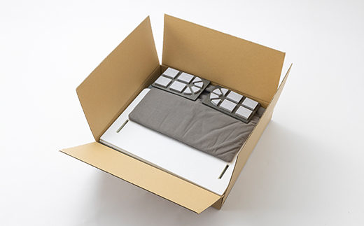 キャットハウス(カーテン、クッション、窓付き)　グレー　1個