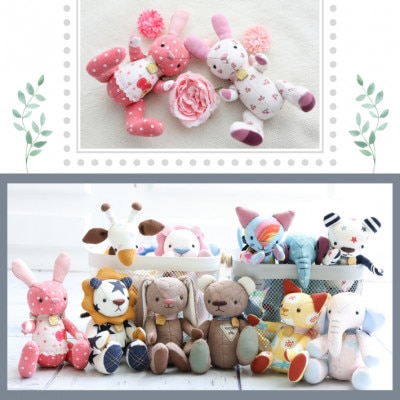 ロンパースリメイクドールニ思い出のロンパースを可愛いぬいぐるみにニ