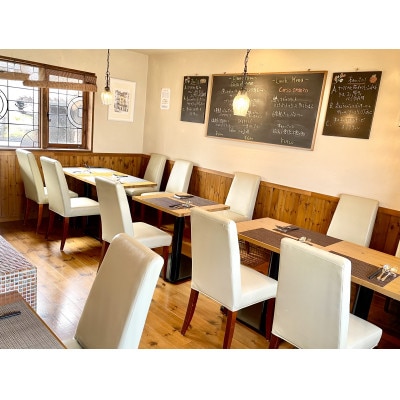 Corso pranzoのランチコース ペアお食事券+自家製パン(お土産)付き