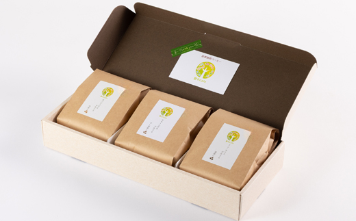 楚々Cafeの自家焙煎コーヒー豆 3種類飲み比べセット(豆)