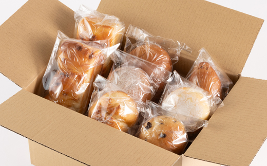 ふわふわもちもち手ごね自家製パン詰め合わせセット A　冷凍便【配送不可地域：離島】